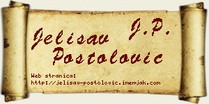Jelisav Postolović vizit kartica